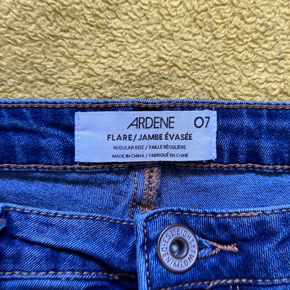 Blue flared jeans - Picture 2 of 2